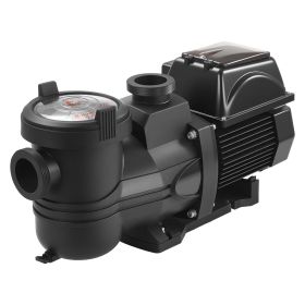 Variable Speed Pool Pump, 2 HP, AC 220-240V, 145 GPM, In/Above Swimming Pool Pump with Filter Basket, Powerful Self Priming, Programmable Timer