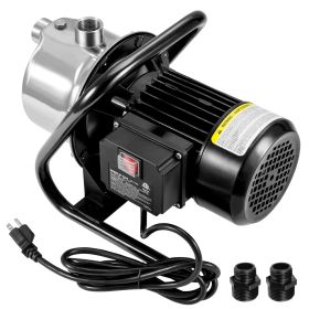 Shallow Well Pump, 1.5 HP 115V, 1200 GPH 164 ft Height, 87 psi Max Pressure